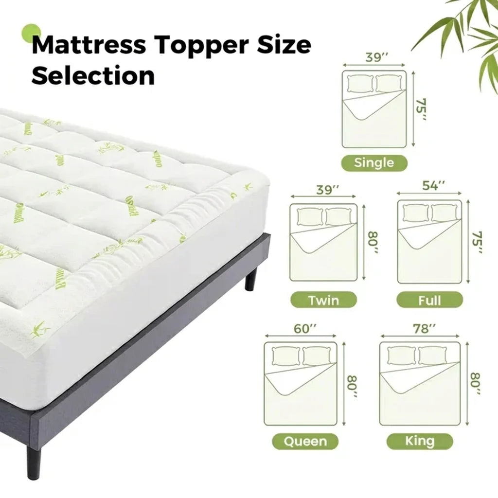 TrueSleep Bamboo Mattress Topper
