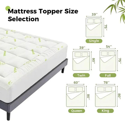 TrueSleep Bamboo Mattress Topper